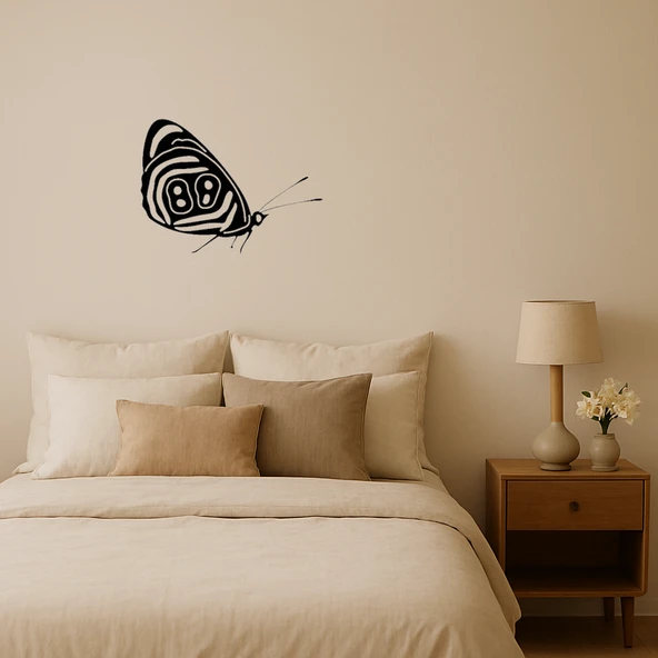 Estetik Kelebek Desenli Duvar Süsü ürün görseli