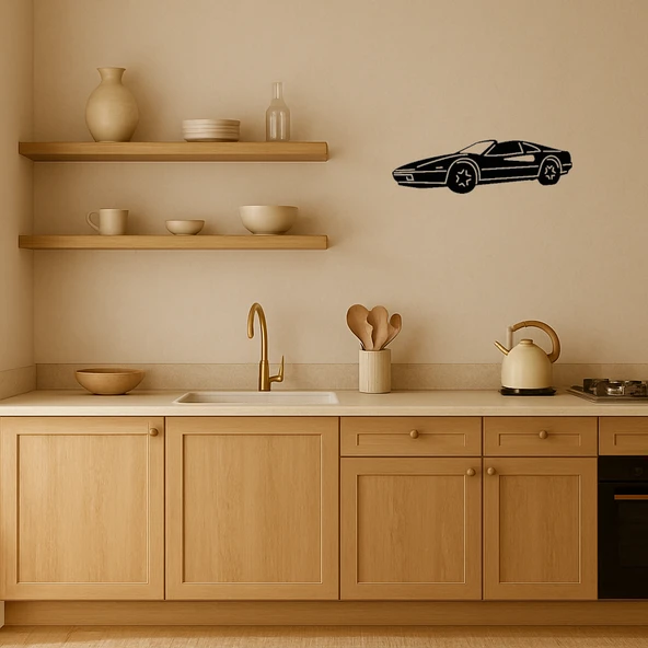 Retro Muscle Car Dekoratif Tablo - Resim 2