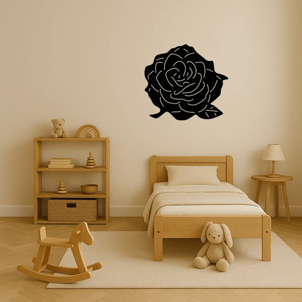 Çiçek Motifli Dekoratif Tablo - Resim 4