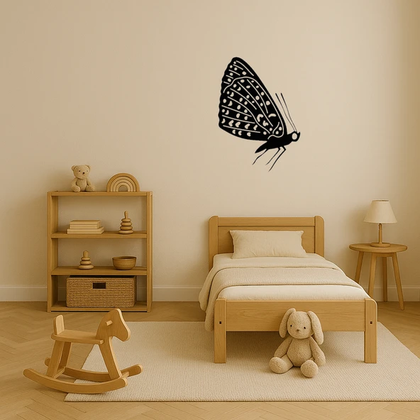 Renkli Kelebekler Duvar Dekoru - Resim 3