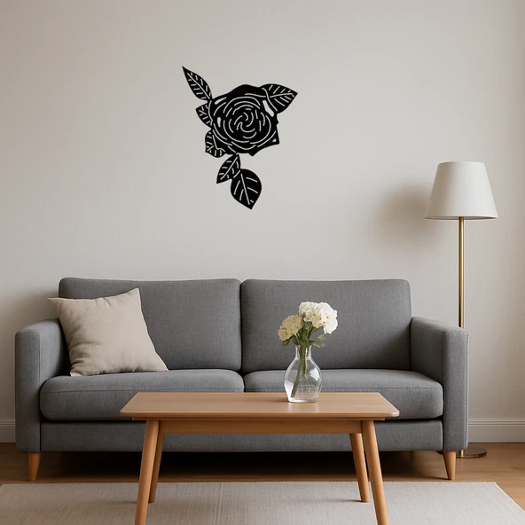 Pastel Çiçek Desenli Dekoratif Tablo - Resim 4