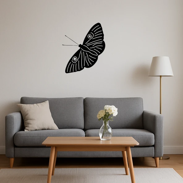 Vintage Kelebek Duvar Dekoru - Resim 3