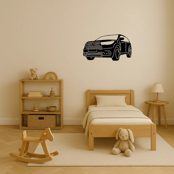 Dinamik Spor Araba Tasarımlı MDF Duvar Tablosu - Resim 3