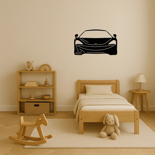 Vintage Araba Tasarımlı MDF Dekoratif Duvar Tablosu - Resim 3