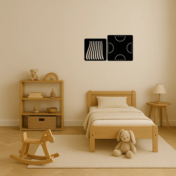 Modern Sanat Temalı MDF Tablo - Resim 3