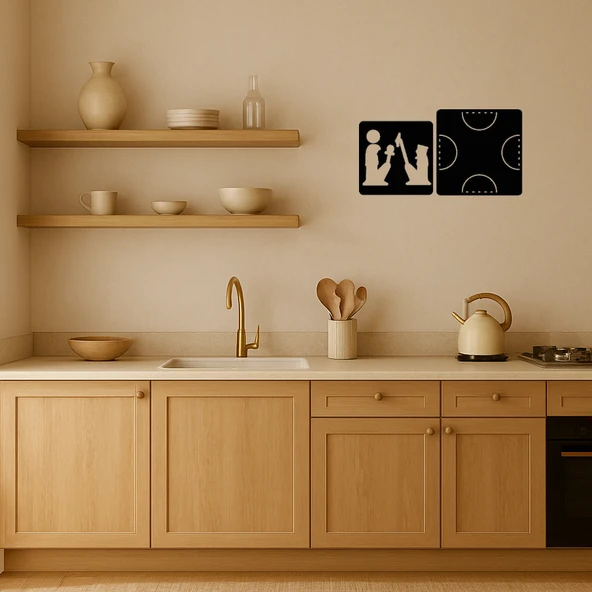 Geometrik Desenli Dekoratif Tablo - Resim 2