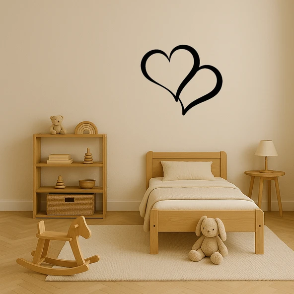 Şık Kalpler İç Mekan Dekor Tablo - Resim 2