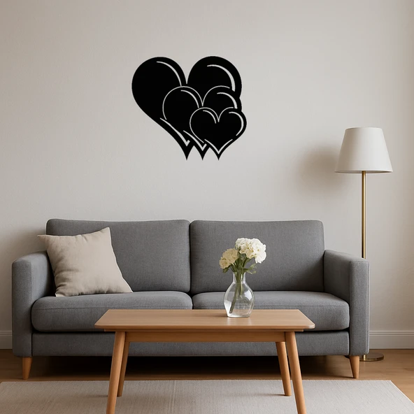 Aşk Temalı Dekoratif İç Mekan Tablo - Resim 4