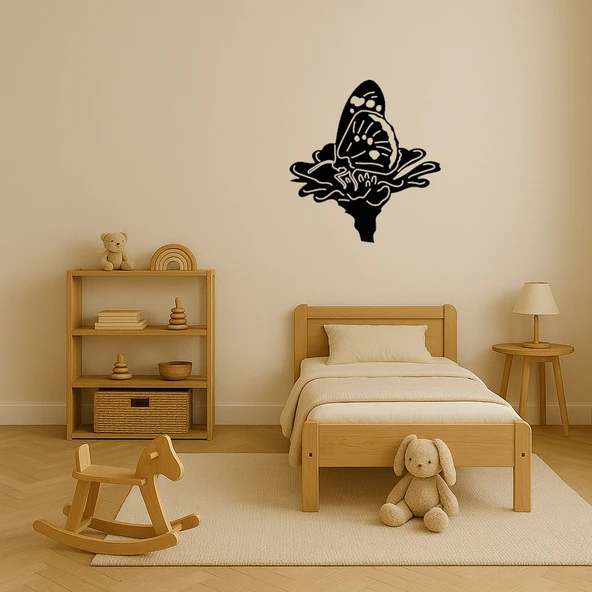 Kelebek Desenli Modern Duvar Tablosu - Resim 3