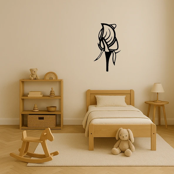 Zarif Lale Desenli Dekoratif Tablo - Resim 3