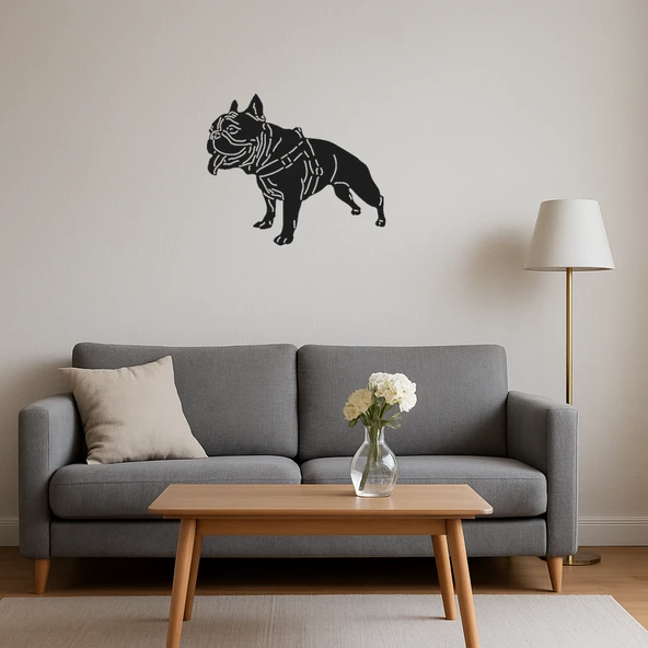 Minimalist Köpek Dekoratif Tablo - Resim 4