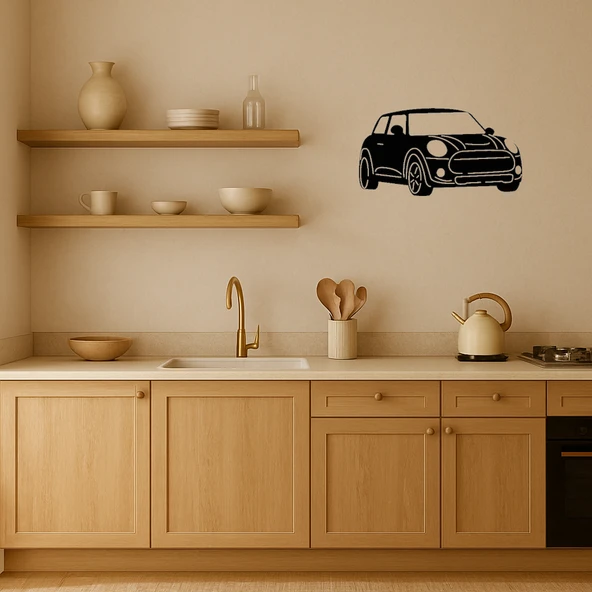 Modern Araba Tasarımlı MDF Dekoratif Duvar Tablosu - Resim 2