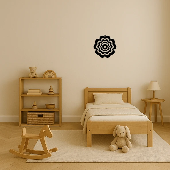 Çiçek Motifli MDF Dekoratif Duvar Tablosu - Resim 3