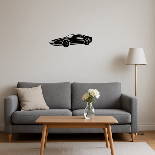 Retro Muscle Car Dekoratif Tablo - Resim 4