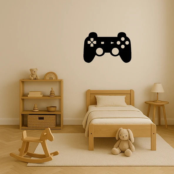 Oyun Konsolu Temalı Dekoratif MDF Tablo - Resim 3