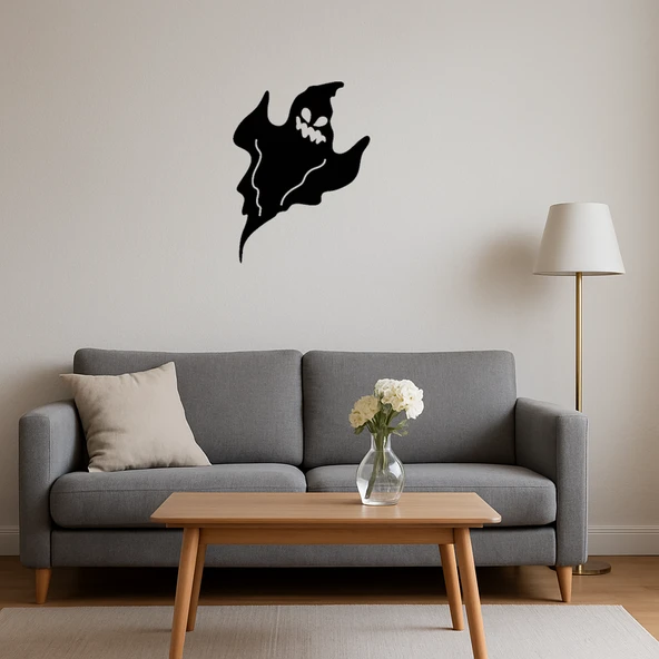 Sevimli Hayalet Desenli Dekoratif Tablo - Resim 4