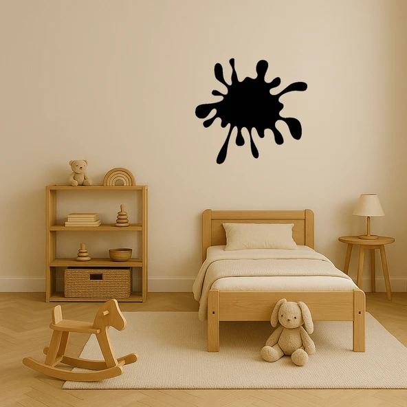 Boya Sıçraması MDF Duvar Tablosu - Resim 3