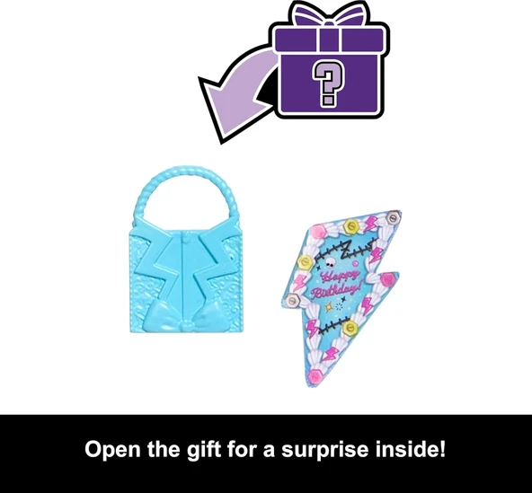 Monster Hi̇gh Havalı Doğum Günü Seri̇si̇ Frankiestein JBG75 - 5