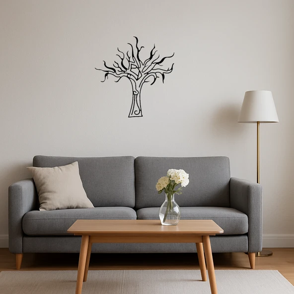 Doğal MDF Ağaç Tasarımlı Dekoratif Duvar Tablosu - Resim 4