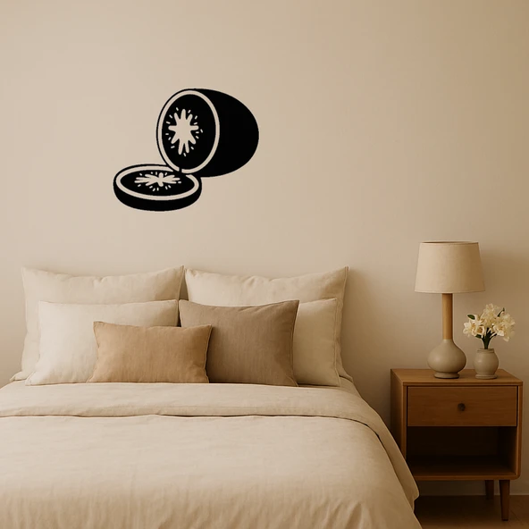 Kiwi Desenli Dekoratif İç Mekan Tablosu ürün görseli