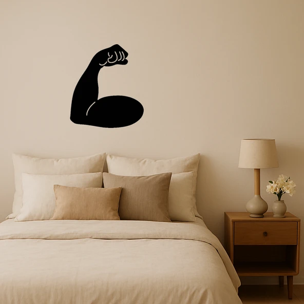 Kaslı Biceps Tasarımlı Dekoratif Tablo ürün görseli