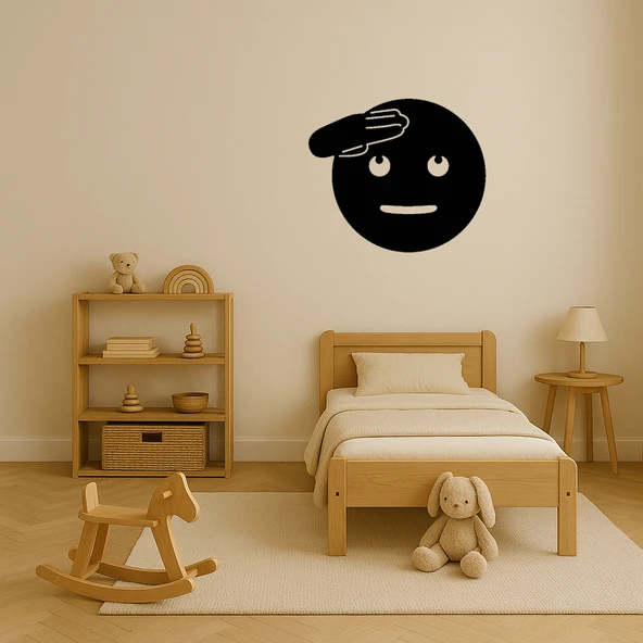 Selamlayan Surat Emoji Dekoratif Tablo - Resim 2