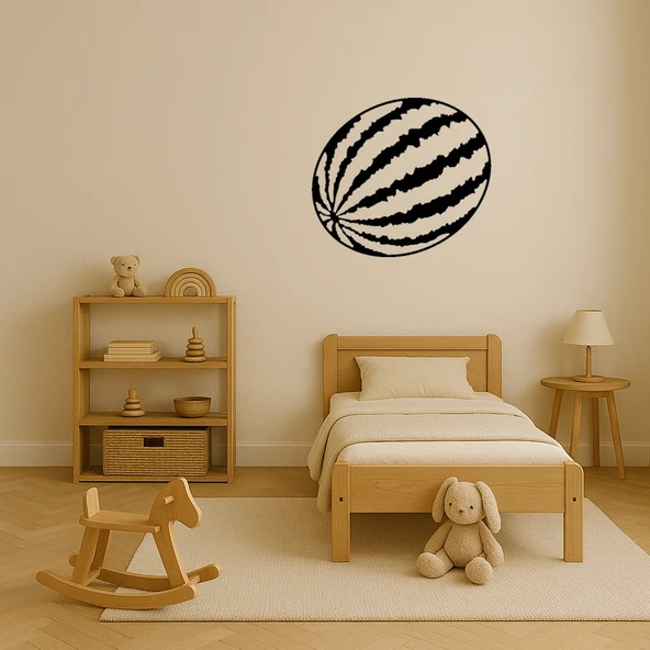 Renkli Karpuz Temalı Dekoratif Tablo - Resim 3