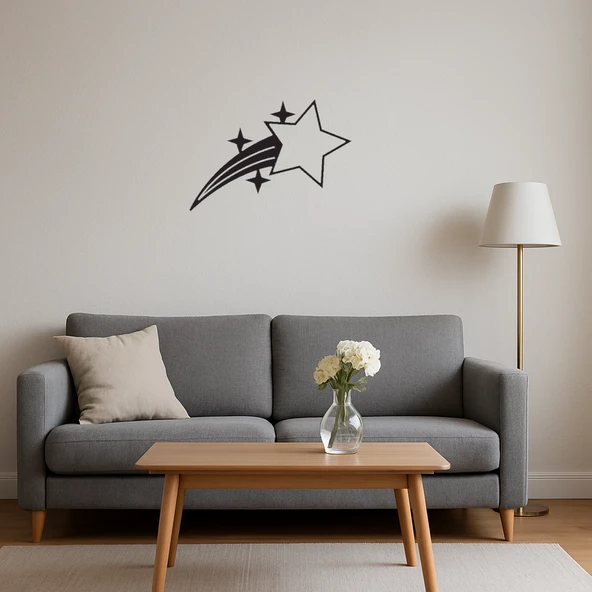 Uçan Yıldızlar İç Mekan Dekoratif Tablo - Resim 4