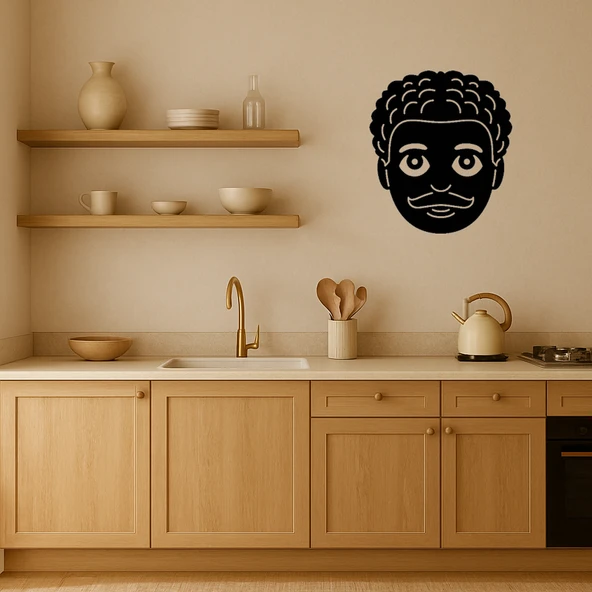 Şirin Bıyıklı Emoji Tablo - Resim 2