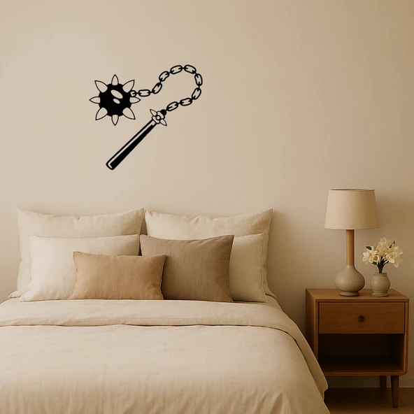 Dekoratif Ortaçağ Morgenstern Tablo ürün görseli