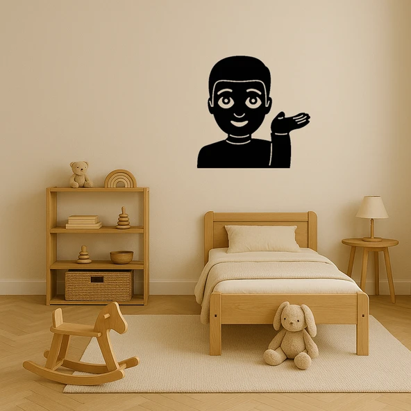 Nasıl Yardımcı Olabilirim Adam MDF Tablo - Resim 3