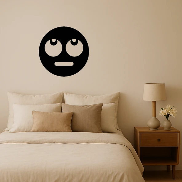 Göz Deviren Emoji Dekoratif Tablo ürün görseli