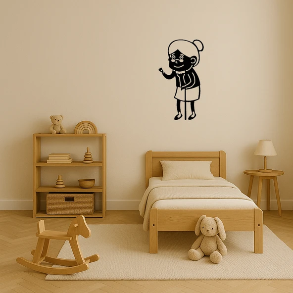 Büyükanne Temalı MDF Dekoratif Tablo - Resim 3