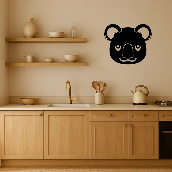 Koala Yüzü MDF Duvar Dekoru - Resim 2