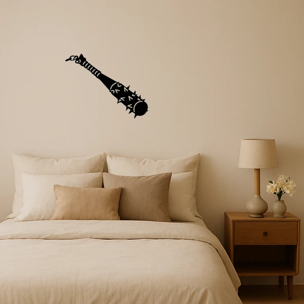 Dekoratif Ortaçağ Ahşap Mace Tablo ürün görseli