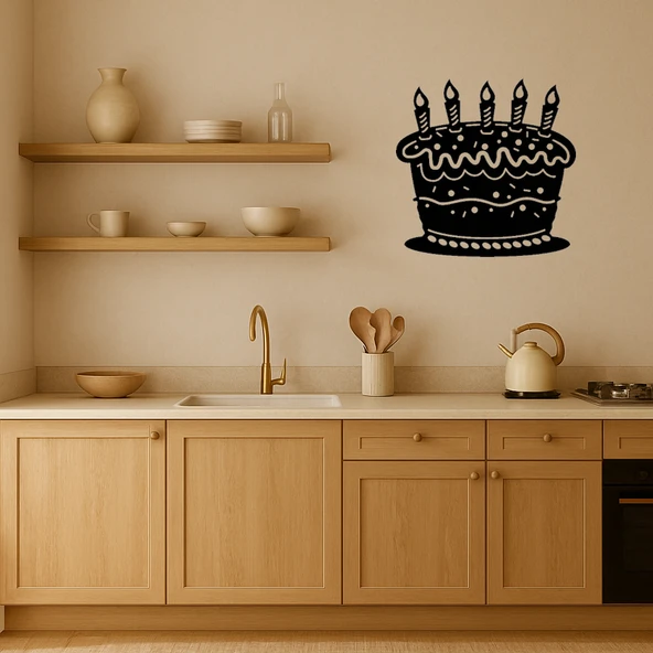 Kutlama Pastası Dekoratif Tablo - Resim 2