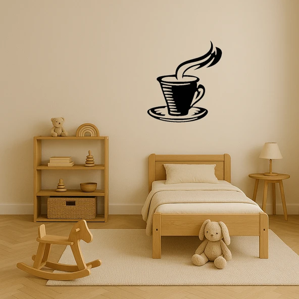 Çay Fincanı Tasarımlı Dekoratif Duvar Tablosu - 2