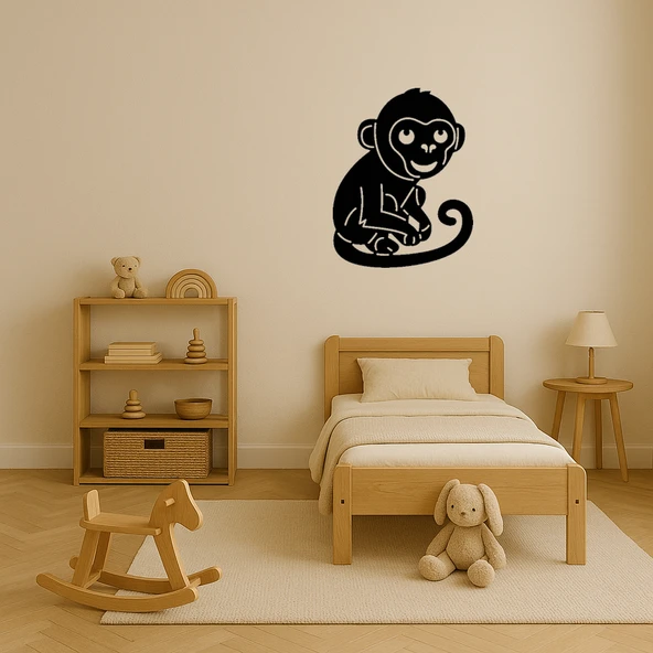 Maymun Dekoratif Tablo - Resim 3