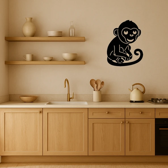 Maymun Dekoratif Tablo - Resim 2