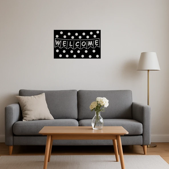 Kutlama Temalı Karşılama MDF Dekoratif Tablo - Resim 4