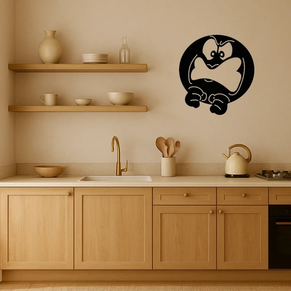 Çok Kızgın Yüz Emoji MDF Dekoratif Tablo - Resim 3