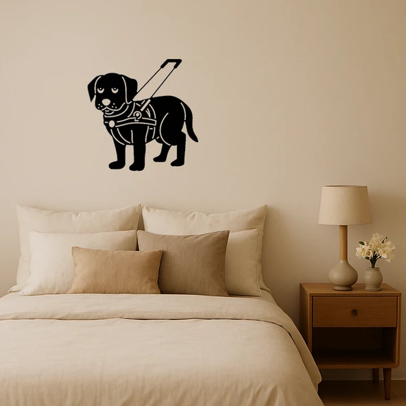 Rehber Köpek Temalı Dekoratif Tablo ürün görseli