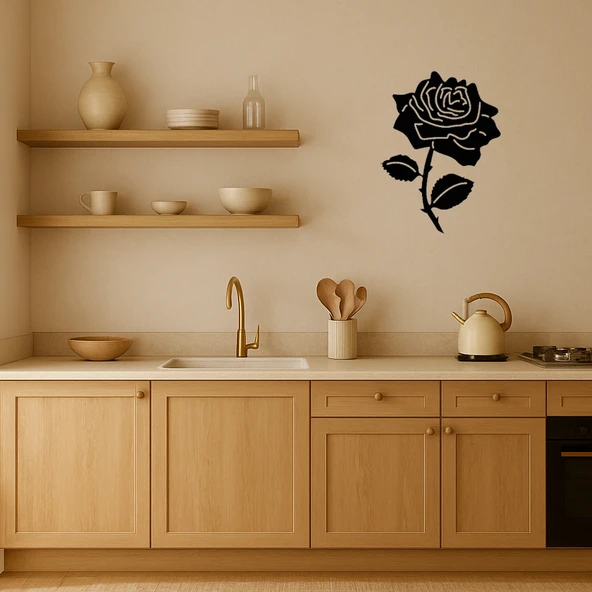 Çiçek Desenli Dekoratif Tablo - Resim 2