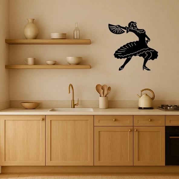 Dans Eden Emoji Kadın Dekoratif Tablo - Resim 2