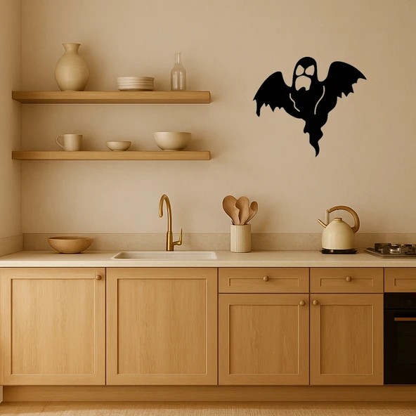 Hayalet Desenli Eğlenceli Dekoratif Tablo - Resim 2