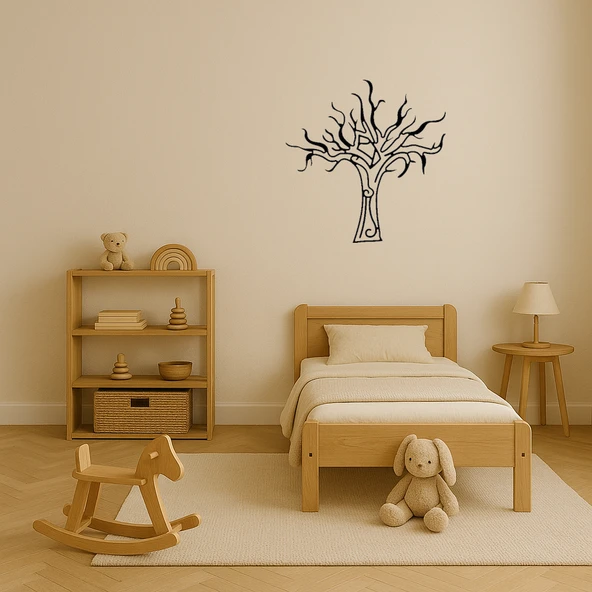 Doğal MDF Ağaç Tasarımlı Dekoratif Duvar Tablosu - Resim 3