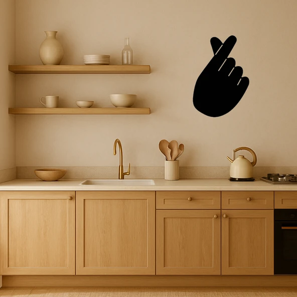 Çapraz Parmaklar Temalı Dekoratif Tablo - Resim 2