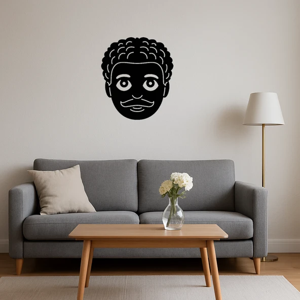 Şirin Bıyıklı Emoji Tablo - Resim 4