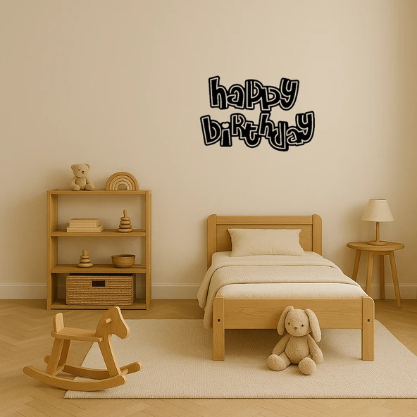 Eğlenceli Doğum Günü Dekoratif Duvar Tablosu - Resim 3