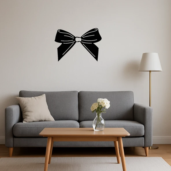 Elegan Fiyonk MDF Duvar Dekoru - Resim 4